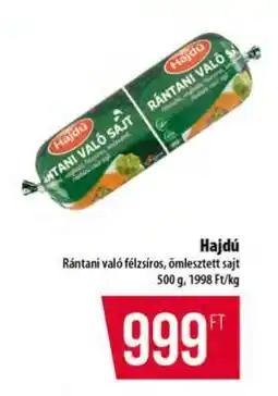 Coop Hajdú Rántani való félzsíros, ömlesztett sajt ajánlat