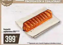Coop Fornetti sajtkrémes XXL ajánlat