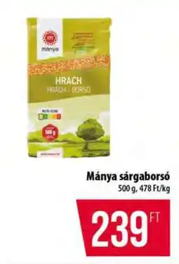 Coop Mánya sárgaborsó ajánlat