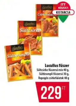 Coop Lucullus fűszer ajánlat