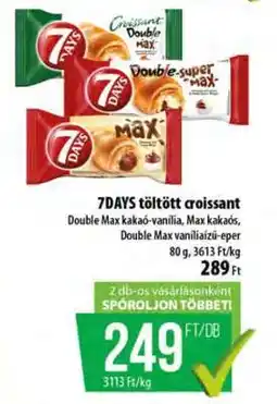 Coop 7DAYS töltött croissant ajánlat