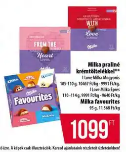 Coop Milka praliné krémtöltelékkel ajánlat