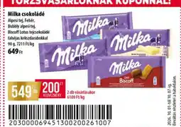 Coop MILKA Csokoládé ajánlat