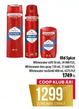 Coop Old Spice Whitewater ajánlat