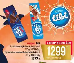 Coop Tibi ajánlat