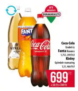 Coop Coca-Cola, Fanta, Kinley ajánlat