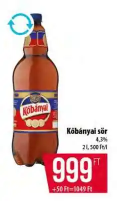 Coop Kőbányai Sör ajánlat