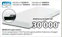 JYSK BANELVA rugós matrac ajánlat