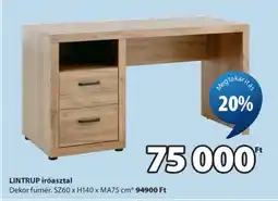 JYSK LINTRUP íróasztal ajánlat