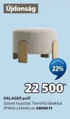 JYSK DALAGER puff ajánlat