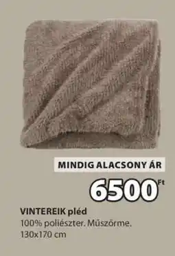 JYSK VINTEREIK pléd ajánlat
