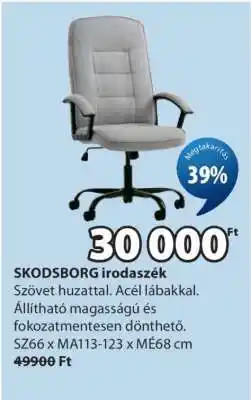 JYSK SKODSBORG IRODASZÉK ajánlat