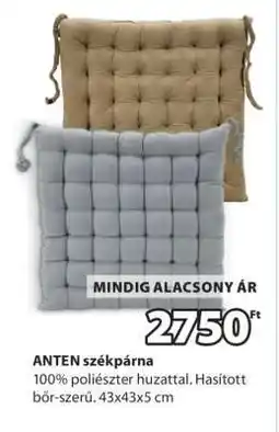 JYSK ANTEN székpárna ajánlat