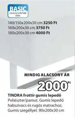 JYSK TINDRA FROTTÍR GUMIS LEPEDŐ ajánlat