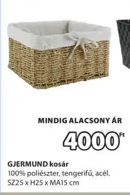 JYSK GJERMUND kosár ajánlat