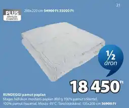 JYSK RUNDEGGI pamut paplan ajánlat