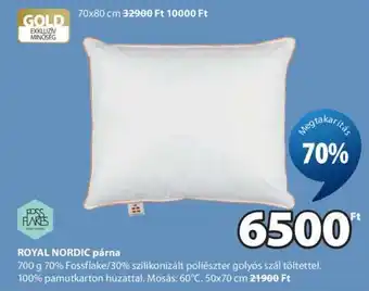 JYSK ROYAL NORDIC párna ajánlat