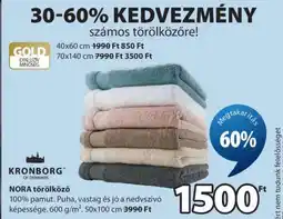 JYSK NORA törölköző ajánlat