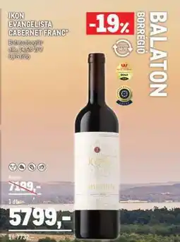 Metro Ikon Evangelista Cabernet Franc ajánlat