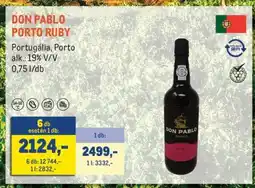 Metro DON PABLO PORTO RUBY ajánlat