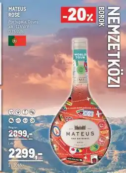 Metro MATEUS ROSÉ ajánlat