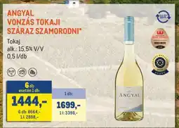 Metro ANGYAL VONZÁS TOKAJI SZÁRAZ SZAMORODNI ajánlat