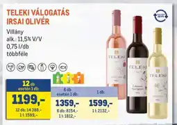 Metro Teleki Válogatás Irsai Olivér ajánlat
