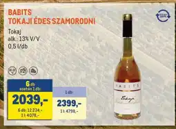 Metro BABITS TOKAJI ÉDES SZAMORODNI ajánlat