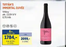 Metro TIFFÁN'S IMMORTAL CUVÉE ajánlat