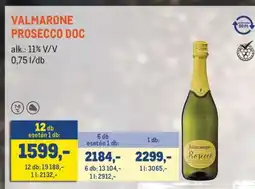 Metro Valmarone Prosecco DOC ajánlat