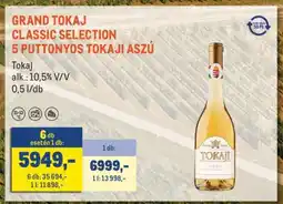 Metro Grand Tokaj Classic Selection 5 puttonyos Tokaji Aszú ajánlat
