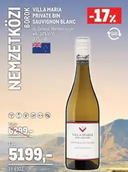Metro VILLA MARIA PRIVATE BIN SAUVIGNON BLANC ajánlat