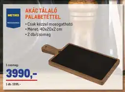 Metro METRO PROFESSIONAL AKÁC TÁLALÓ PALABETÉTTEL ajánlat