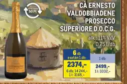 Metro CÀ ERNESTO VALDOBBIADENE PROSECCO SUPERIORE D.O.C.G ajánlat