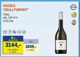 Metro SAUSKA TOKAJ FURMINT ajánlat
