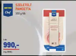 Metro METRO Chef SZELETELT PANCETTA ajánlat