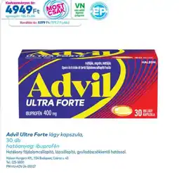 Gyöngy Patikák Advil ultra forte ajánlat