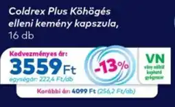Gyöngy Patikák Coldrex Plus Köhögés elleni kemény kapszula ajánlat