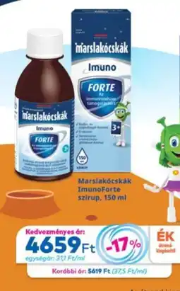 Gyöngy Patikák Marslakócskák ImunoForte szirup ajánlat