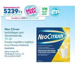 Gyöngy Patikák Neo Citran ajánlat