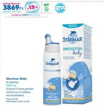 Sterimar baby orrspray