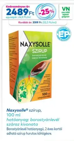 Gyöngy Patikák Naxysolle szirup ajánlat