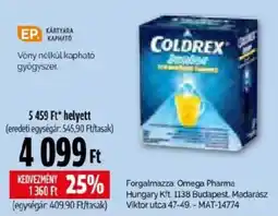 Pingvin Patika Coldrex ajánlat