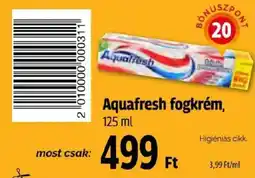 Pingvin Patika Aquafresh fogkrém ajánlat