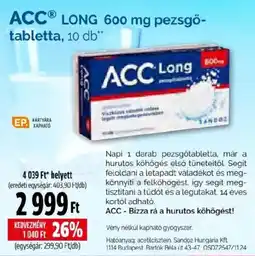 Pingvin Patika acc long ajánlat