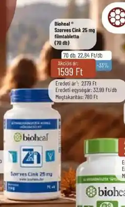 Pingvin Patika Bioheal szerves cink 25 mg ajánlat