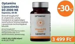 Benu Gyógyszertárak Optamins liposzómás D3 2000 NE ajánlat