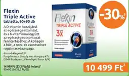 Benu Gyógyszertárak Flexin triple active tabletta ajánlat