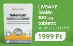 Benu Gyógyszertárak Livsane selenium ajánlat