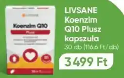 Benu Gyógyszertárak Livsane koenzim q10 plusz kapszula ajánlat